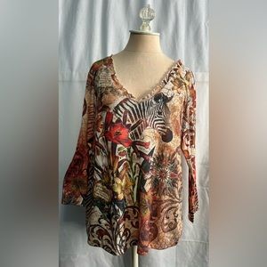 Vintage Impulse California 3/4 Sleeve Tee - Size L